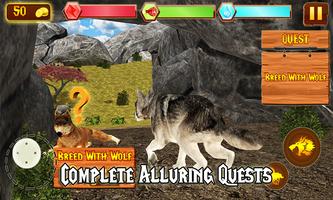 برنامه‌نما Wild Wolf Adventure Simulator عکس از صفحه