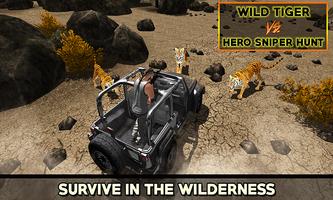 Wild Tiger Vs Hero Sniper Hunt capture d'écran 3