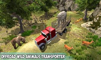 پوستر Offroad Wild Animals Transport