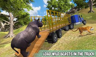 برنامه‌نما Offroad Wild Animals Transport عکس از صفحه