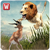 Angry Lion Jungle Survival 3D icône