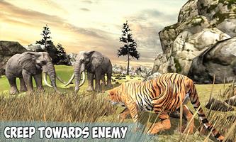 Angry Tiger Jungle Survival 3D تصوير الشاشة 3