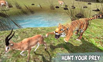 Angry Tiger Jungle Survival 3D تصوير الشاشة 2