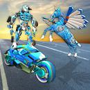 Robot Unicorn Bike Transform Battleground Royale APK