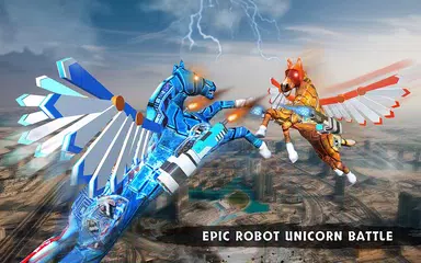 Robot Unicorn Bike Transform Battleground Royale APK download