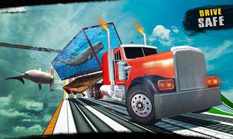 Impossible Whale Shark Transport Truck Driving 3D Affiche