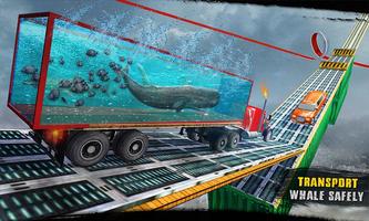 Impossible Whale Shark Transport Truck Driving 3D capture d'écran 1