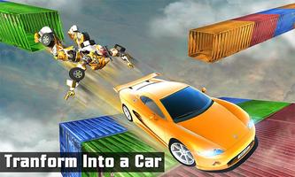 برنامه‌نما Impossible Car Parking Tracks Transform Robot Game عکس از صفحه