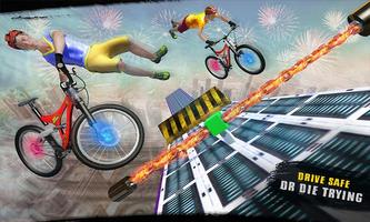 Impossible BMX Crazy Rider Stunt Racing Tracks 3D ảnh chụp màn hình 3