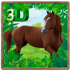 Wild Horse Jungle Simulator icône