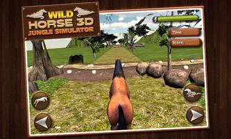 Wild Horse Jungle Simulator Affiche