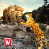 Lion Vs Tiger 2 Wild Adventure آئیکن