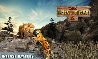 Lion Vs Tiger 2 Wild Adventure ポスター