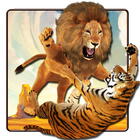 Lion Vs Tiger Wild Adventure icône