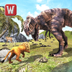”T-Rex Dino & Angry Lion Attack