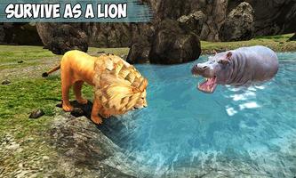 T-Rex Dino & Angry Lion Attack ảnh chụp màn hình 2