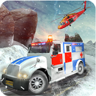Offroad Ambulance Emergency Rescue Helicopter Game icône