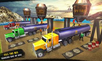 Oil Tanker Truck Transport Crash Car Engine Game Affiche
