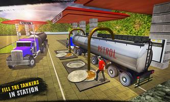 Oil Tanker Truck Transport Crash Car Engine Game capture d'écran 1