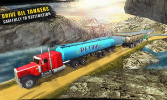 Oil Tanker Truck Transport Crash Car Engine Game capture d'écran 2
