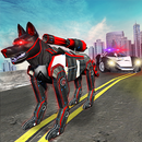 US Police Cop Dog Robot Transform: Robot Car Wars aplikacja