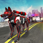 US Police Cop Dog Robot Transform: Robot Car Wars icono