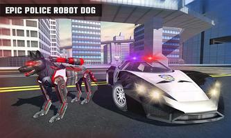 US Police Cop Dog Robot Transform: Robot Car Wars captura de pantalla 2