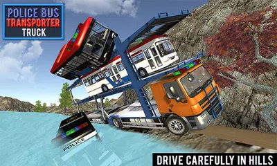 download polizia camion bus transporter APK