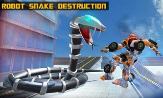Robot Snake Anaconda Transform City Battle Attack screenshot 2