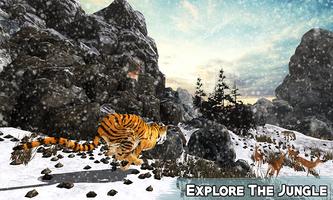 Snow Tiger Wild Life Adventure تصوير الشاشة 1