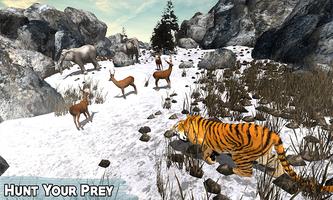 Snow Tiger Wild Life Adventure تصوير الشاشة 2