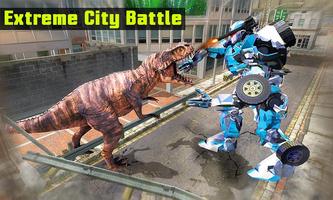 Robot superbohatera vs dino: niesamowita potwora screenshot 2