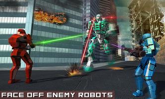 Superhero Robot Epic Battle 3D captura de pantalla 3