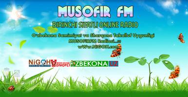 UZBEK RADIO MUSOFIR FM plakat