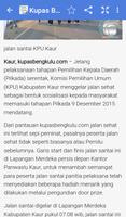 برنامه‌نما Bengkulu News عکس از صفحه