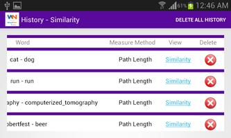 Wordnet & Similarity screenshot 3