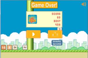 Flappy48 - Hard Version تصوير الشاشة 1