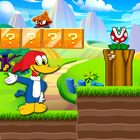 Woody Duck Woodpecker Run-icoon