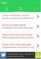 Tips Diet Bahasa Indonesia capture d'écran 3