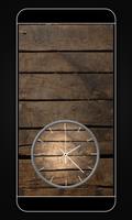 Wooden Live Wallpaper Clock capture d'écran 3