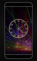 Laser Live Wallpaper Clock capture d'écran 1