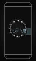 Minimalist clock live wallpaper capture d'écran 3