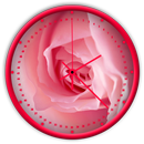 Pink Roses Live Wallpaper Clock APK