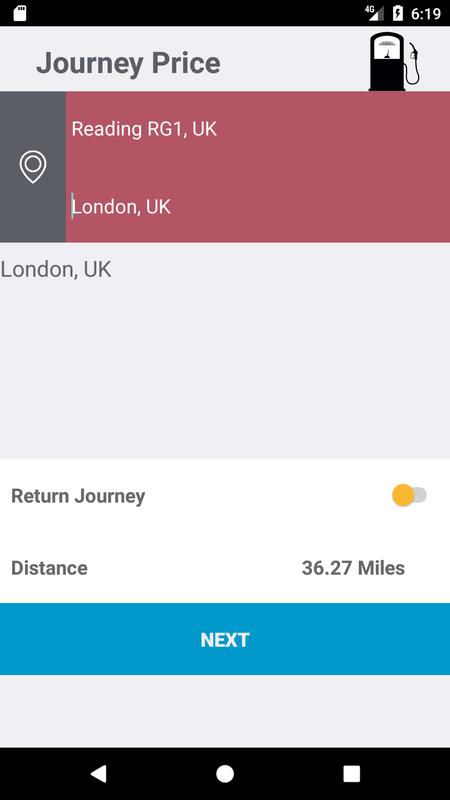 journey price calculator for uk road trips cost uk for android apk