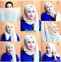 Tutorial Hijab 2017 Remaja Fashionable capture d'écran 3