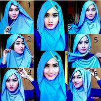 Tutorial Hijab Mudah Dan Simpel 2017 captura de pantalla 2