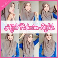 Tutorial Hijab Pashmina Stylish Affiche