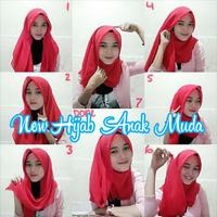 Tutorial Hijab Terbaru Anak Muda โปสเตอร์