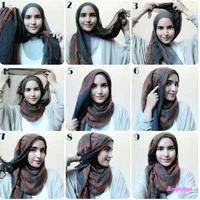 Tutorial Hijab Terbaru Anak Muda スクリーンショット 3