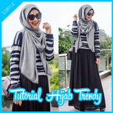 Tutorial Hijab Trendy Yang Simple icône